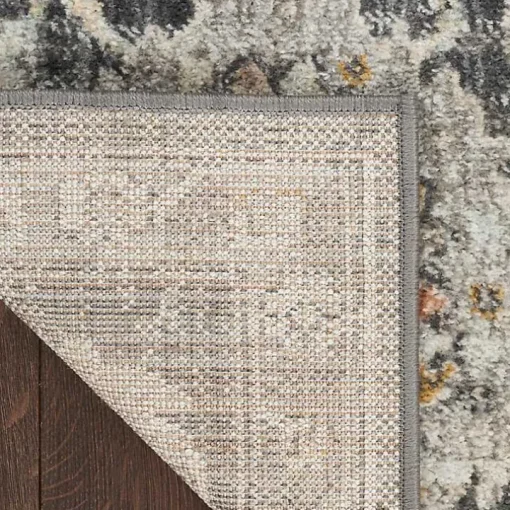 Vintage Charcoal Oushak Area Rug, 8x10