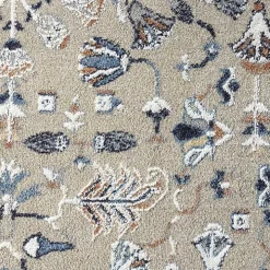 Vista Blue Beige Runner, 2x7