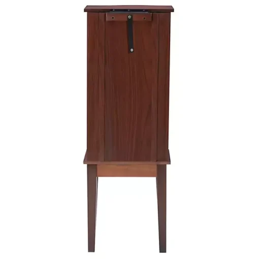 Walnut Wood 6-Drawer Maddie Jewelry Armoire