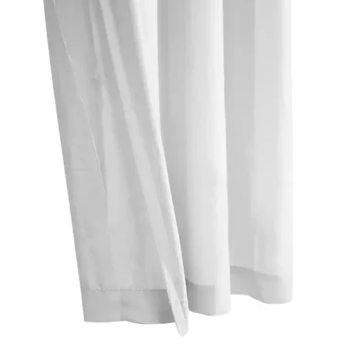 White Crinkle Harmony Curtain Panel, 84 in.