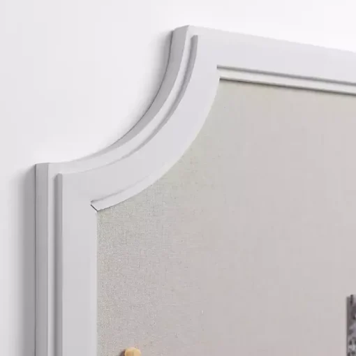 White Curved Frame Pinboard
