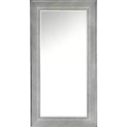 White Driftwood Framed Leaner Mirror