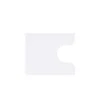 White Marshmallow Contour Bath Mat, 24 in.