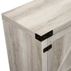 White Oak Barn Door TV Stand