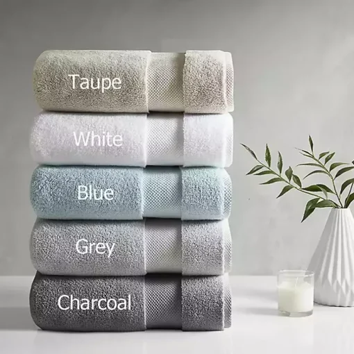 White 6-pc. Cotton Bath Towel Set