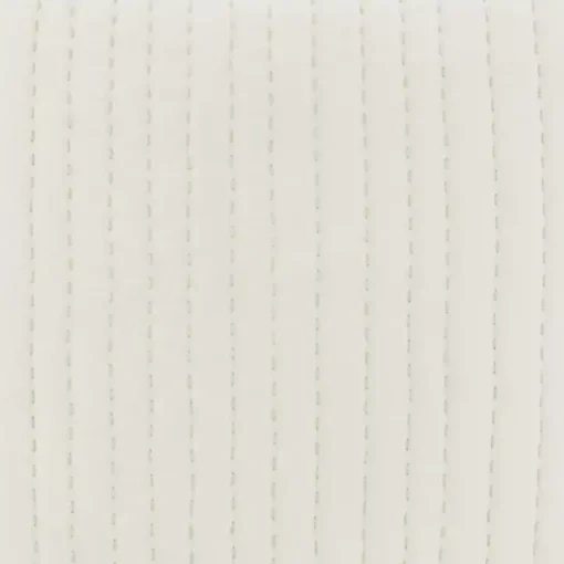 White Quilted Euro Pillow Sham