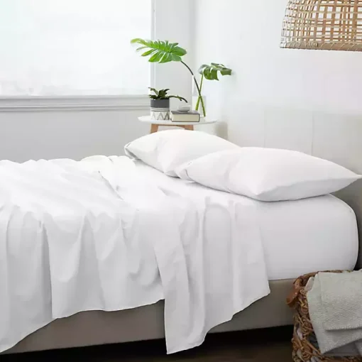 White Ultra Soft 4-pc. Queen Sheet Set