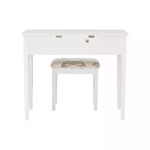 White Virginia Butterfly 2-pc. Vanity Set