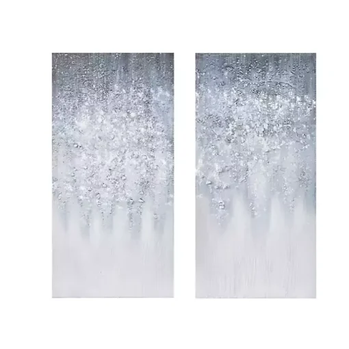 Winter Glaze Canvas Art Prints, Set of 2