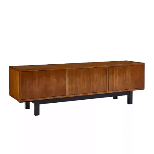 Wooden 3-Door Media Cabinet
