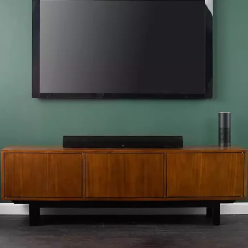 Wooden 3-Door Media Cabinet
