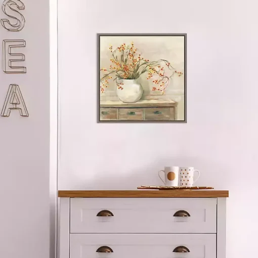 Bittersweet Bouquet Framed Canvas Art Print