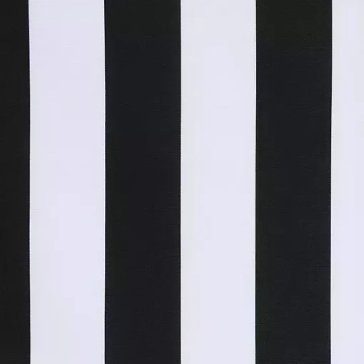 Black Coastal Stripe Outdoor Curtain Panel, 84 in.