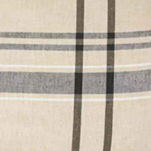 Black French Stripe Napkins, Set of 6