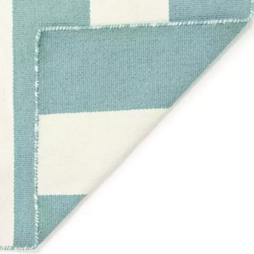 Blue Cabana Stripe Indoor/Outdoor Area Rug, 7x9