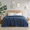 Blue Full/Queen Rylan Knit Blanket