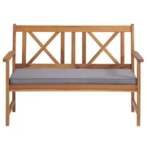 Blue X-Back Acacia Wood 2-pc. Outdoor Living Set