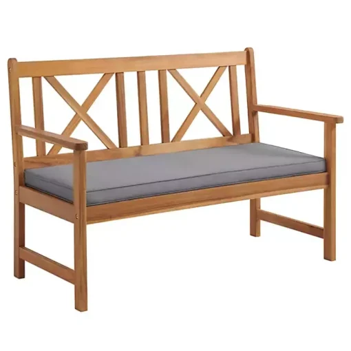 Blue X-Back Acacia Wood 2-pc. Outdoor Living Set