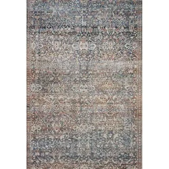 Chris Loves Julia x Loloi Jules Dark Blue Rug, 2x9