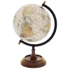 Classic Ivory Mango Wood Base Globe