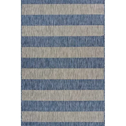 Coastal Stripes Outdoor Area Rug, 7x9