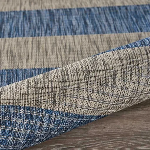 Coastal Stripes Outdoor Area Rug, 7x9
