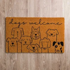 Cute Dogs Welcome Doormat