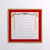 Dashing Through the Snow Velvet Framed Art Print