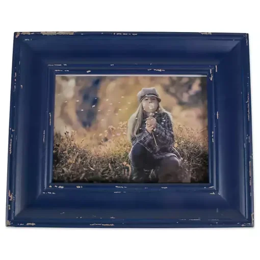 Distressed Navy Farmhouse Frame, 8x10