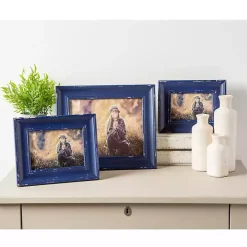 Distressed Navy Farmhouse Frame, 8x10