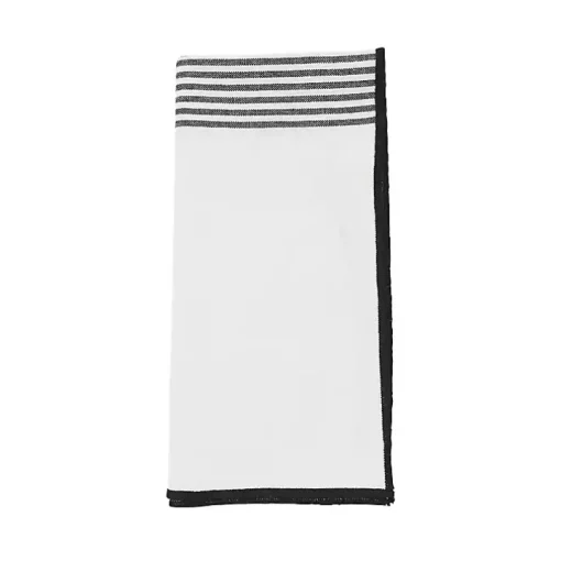 Elegant Stripe Napkins, Set of 4