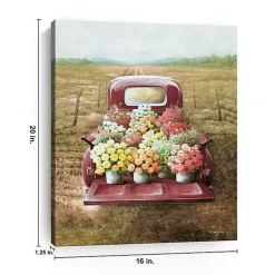 Flowers for Sale Canvas Art Print