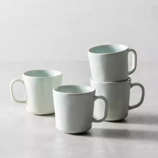 Fortessa Cypress Ceramic Mugs, Set of 4