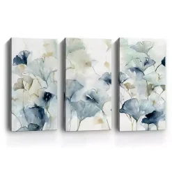 Glorious Ginko Canvas Art Prints, Set of 3