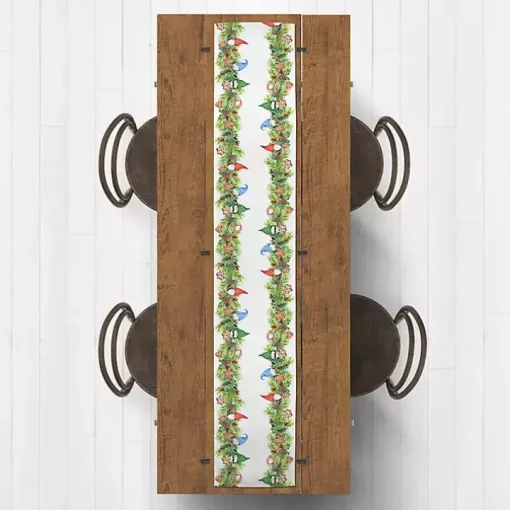 Gnome and Cookies Twill Table Runner, 90 in.