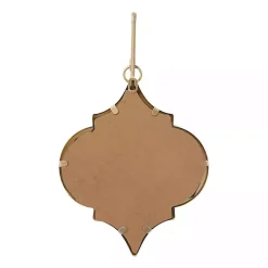 Gold Quatrefoil Mirrored Wall Sconce
