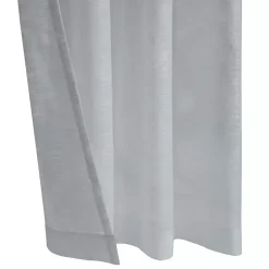 Gray Boucle Sheer Single Curtain Panel, 108 in.