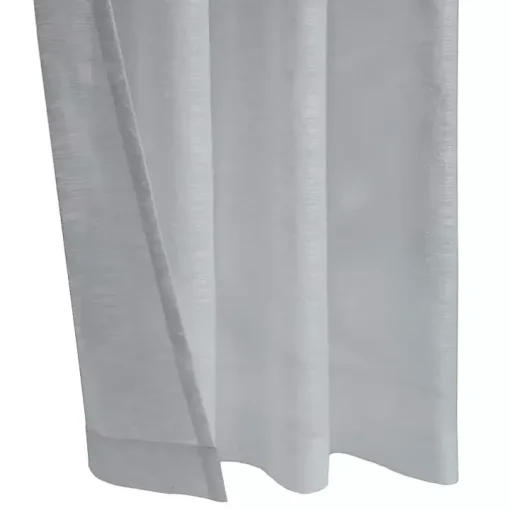 Gray Boucle Sheer Single Curtain Panel, 108 in.