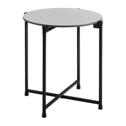 Gray Concrete Top Outdoor Cocktail Table
