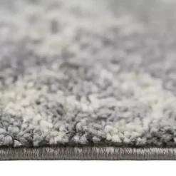 Gray Geometric Area Rug, 5x8
