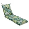 Green Lagoon Outdoor Chaise Cushion