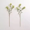Green Lucky Berry Sprays, Set of 2