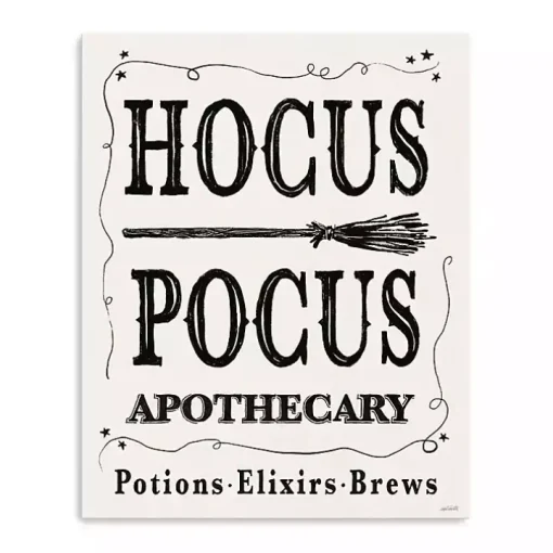 Hocus Pocus Apothecary Canvas Art Print