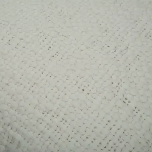 Ivory Soft Nubby Woven Pillow