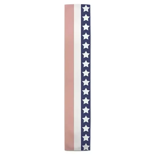 July 4th Simple Stripe Decorative Table Runner