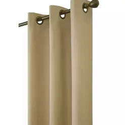 Khaki Room Darkening Curtain Panel Set, 95 in.