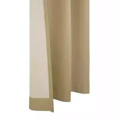 Khaki Room Darkening Curtain Panel Set, 95 in.