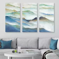 Layered View I Canvas Art Prints, Set of 3