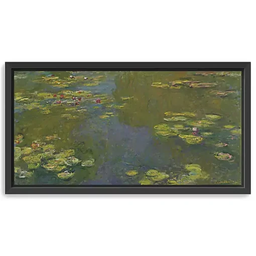 Le Bassin Aux Nympheas Framed Canvas Art Print