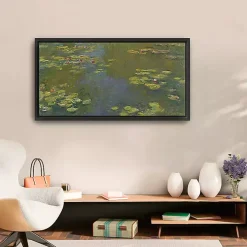 Le Bassin Aux Nympheas Framed Canvas Art Print